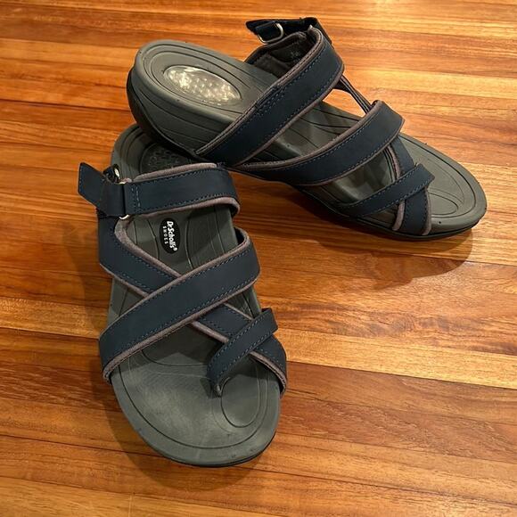 Dr. Scholl’s Navy Sandals Slip On Slides size 7 - Picture 1 of 6